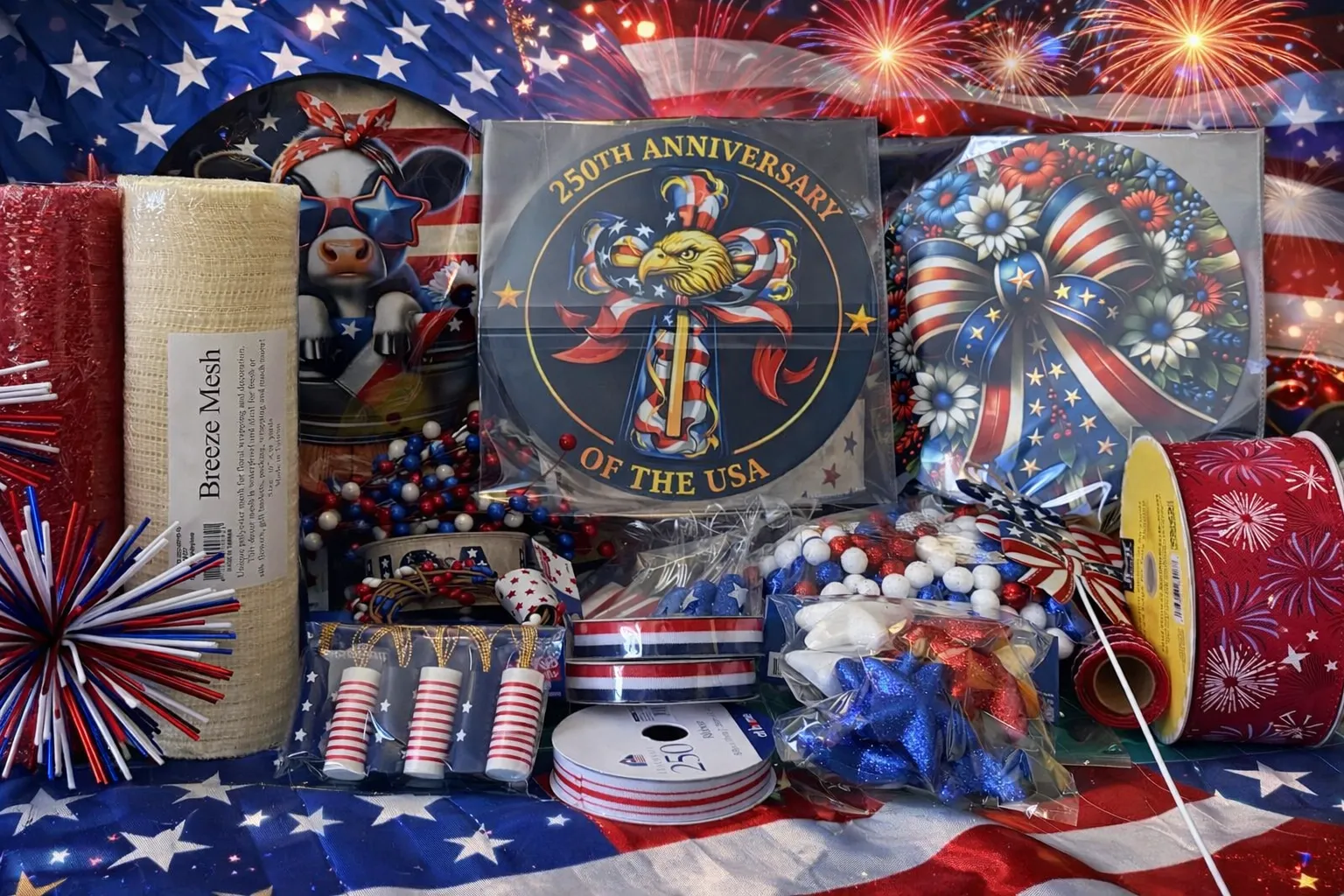 🇺🇸 Red, White & Blue Wreath Workshop