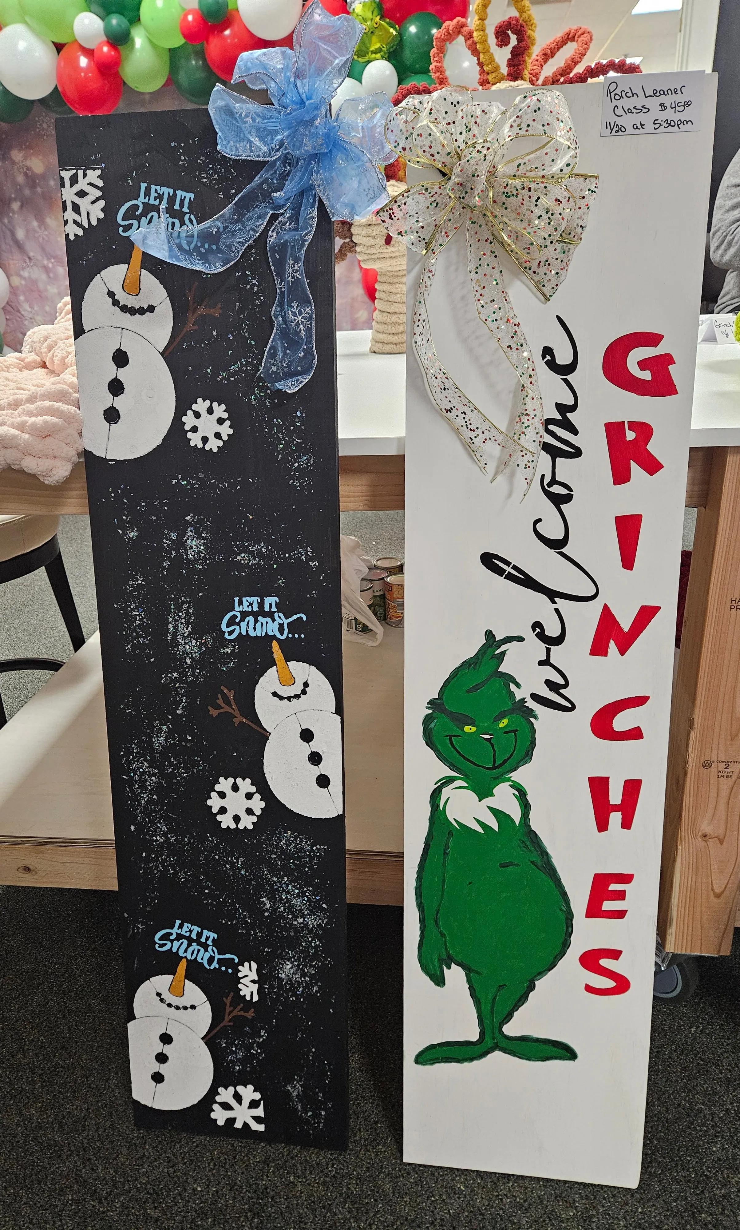 Leaning Porch Sign Workshop