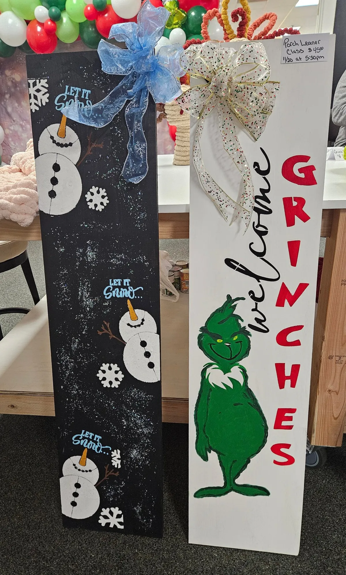 Leaning Porch Sign Workshop