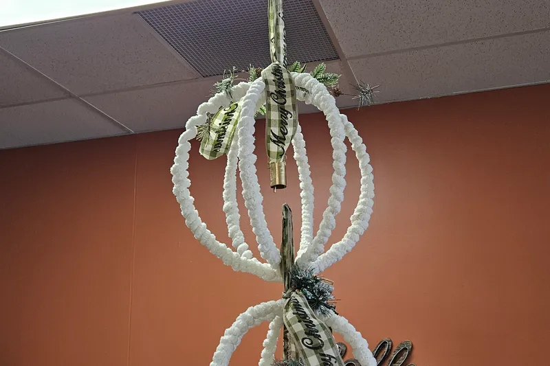 Large Hanging Yarn Ornaments
