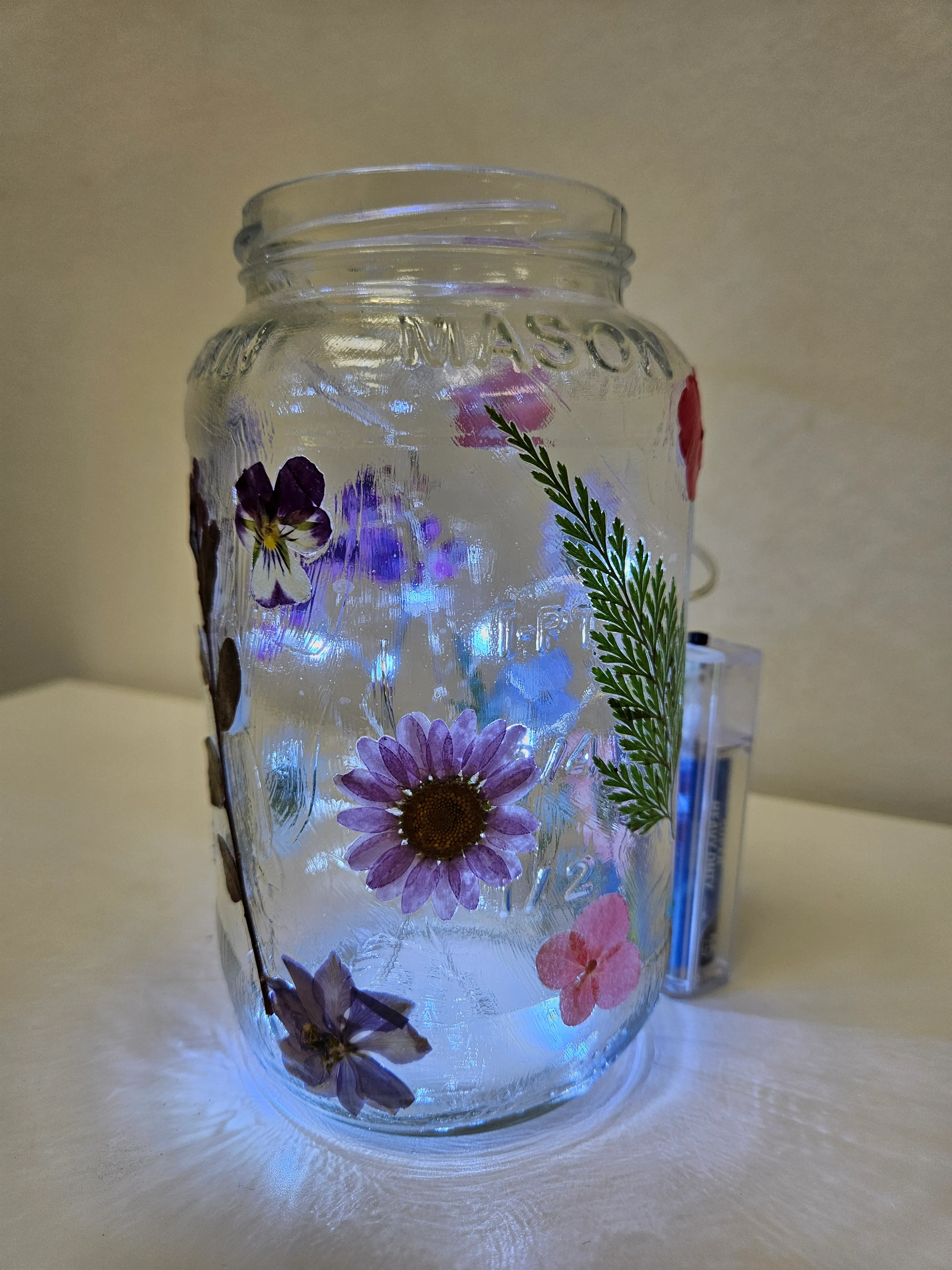 ✨ Fairy Light Flower Jar Workshop