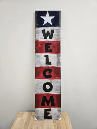🪵 Porch Leaner Workshop – Flag, Daisy, or Summer Design