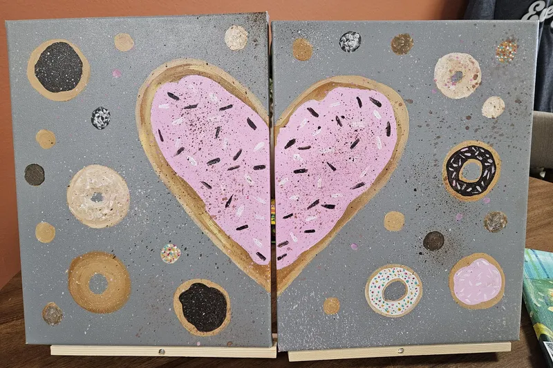 🍩 Donuts with Dad Paint Class 🎨
