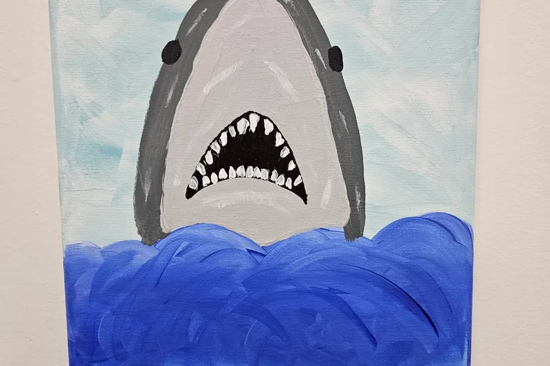 🦈 Shark Week Canvas Paint Class
