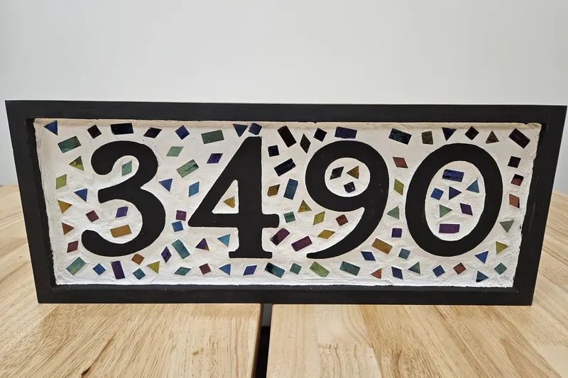 🏡 Mosaic Address Number