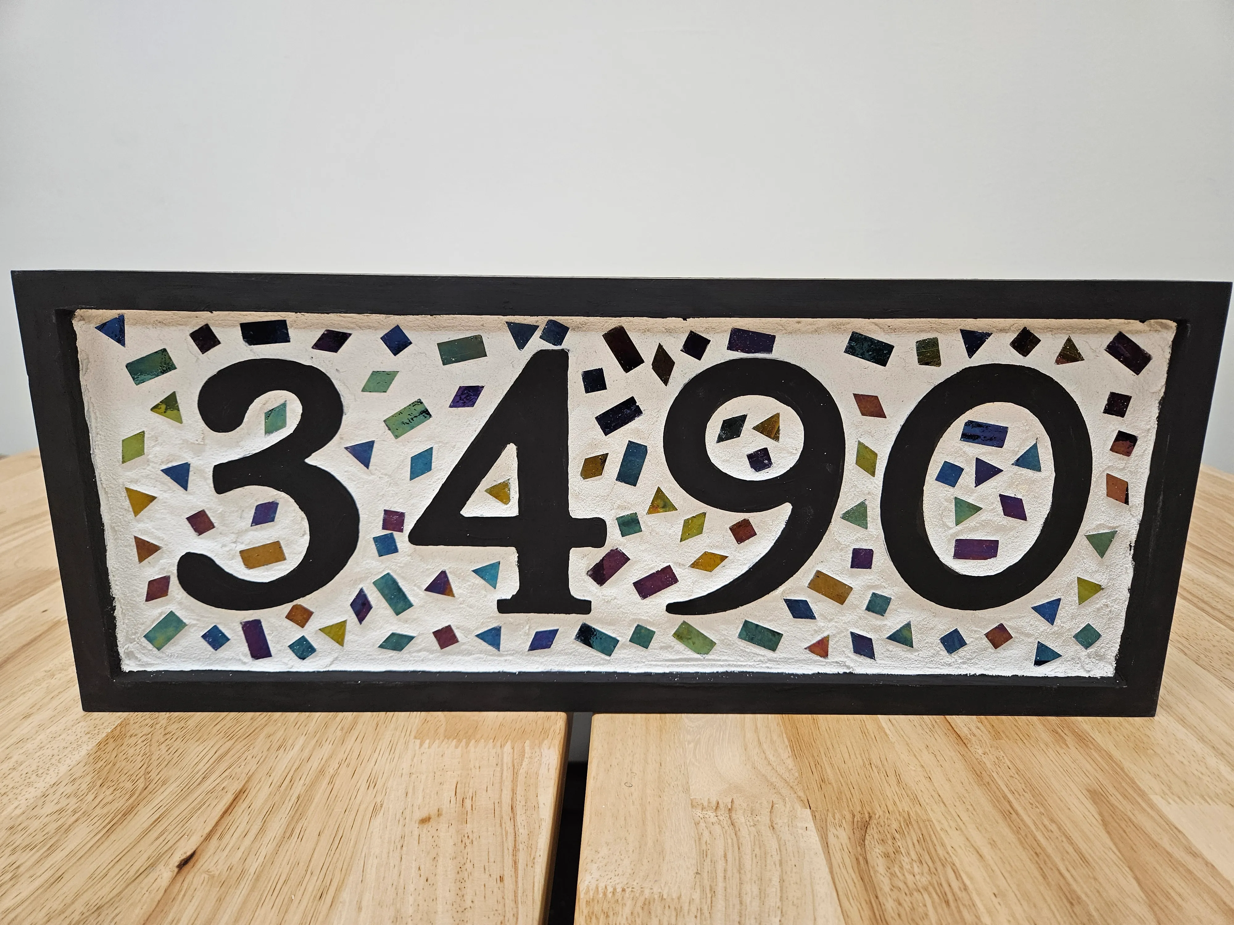 🏡 Mosaic Address Number
