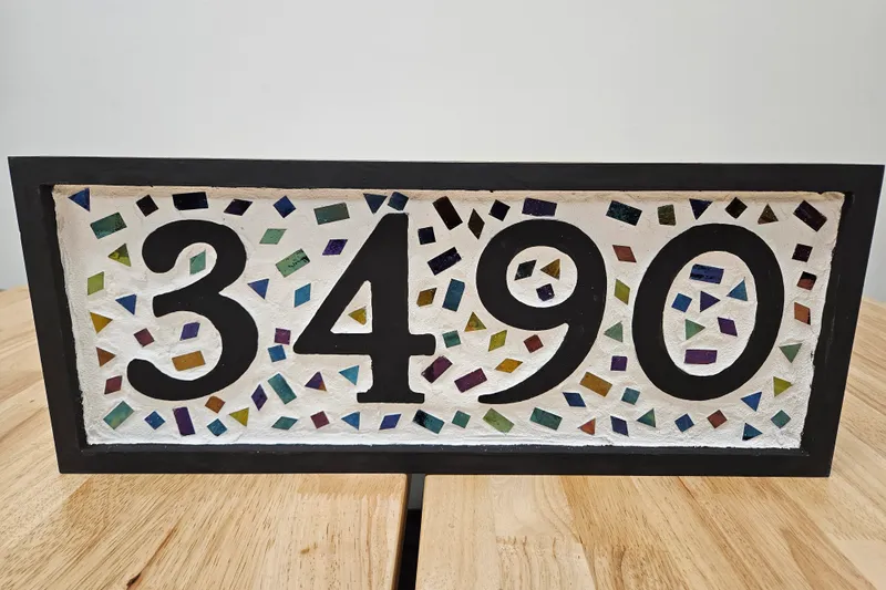🏡 Mosaic Address Number