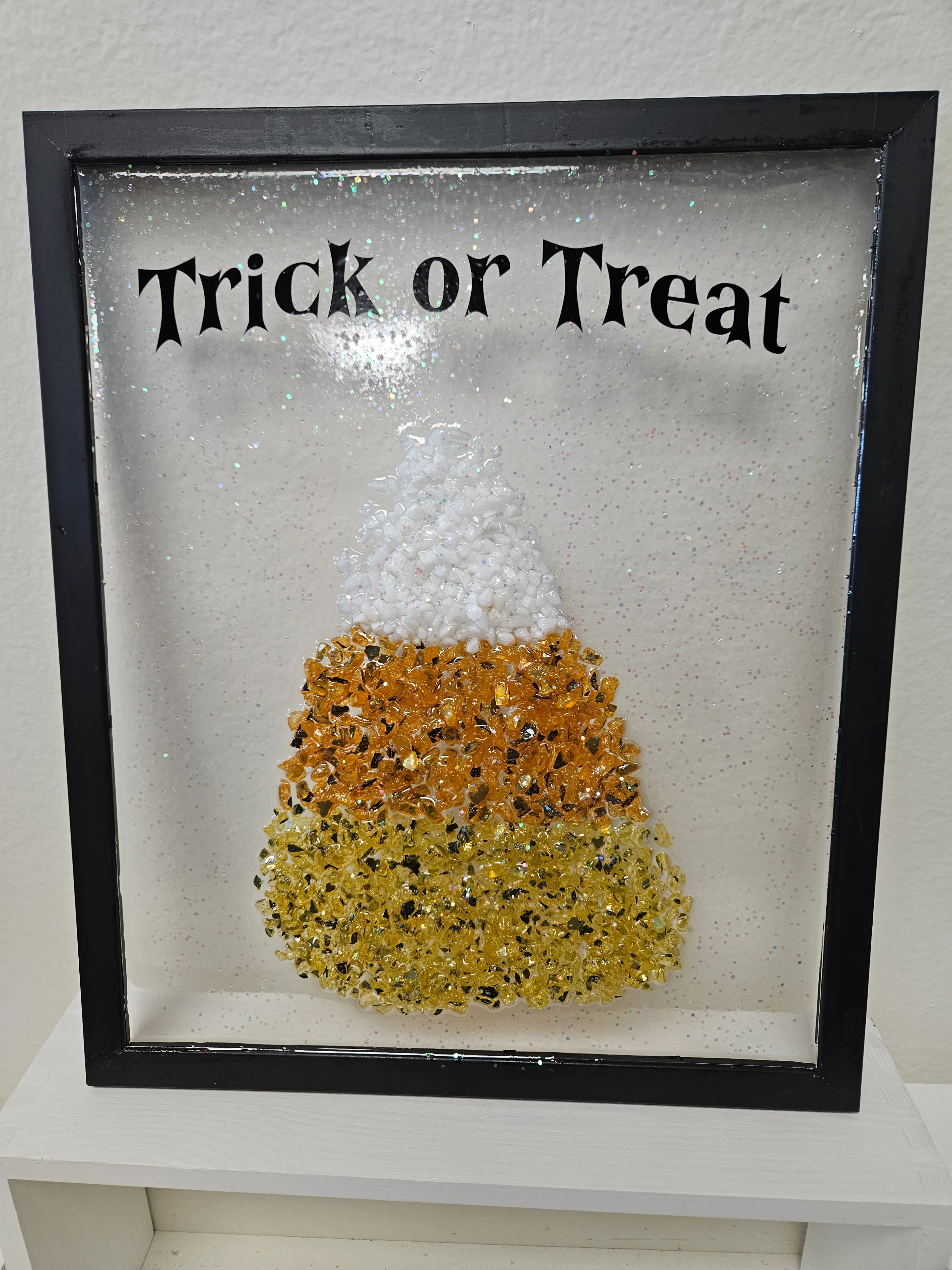 🍂🎃 Fall or Halloween Resin Art Frame Workshop