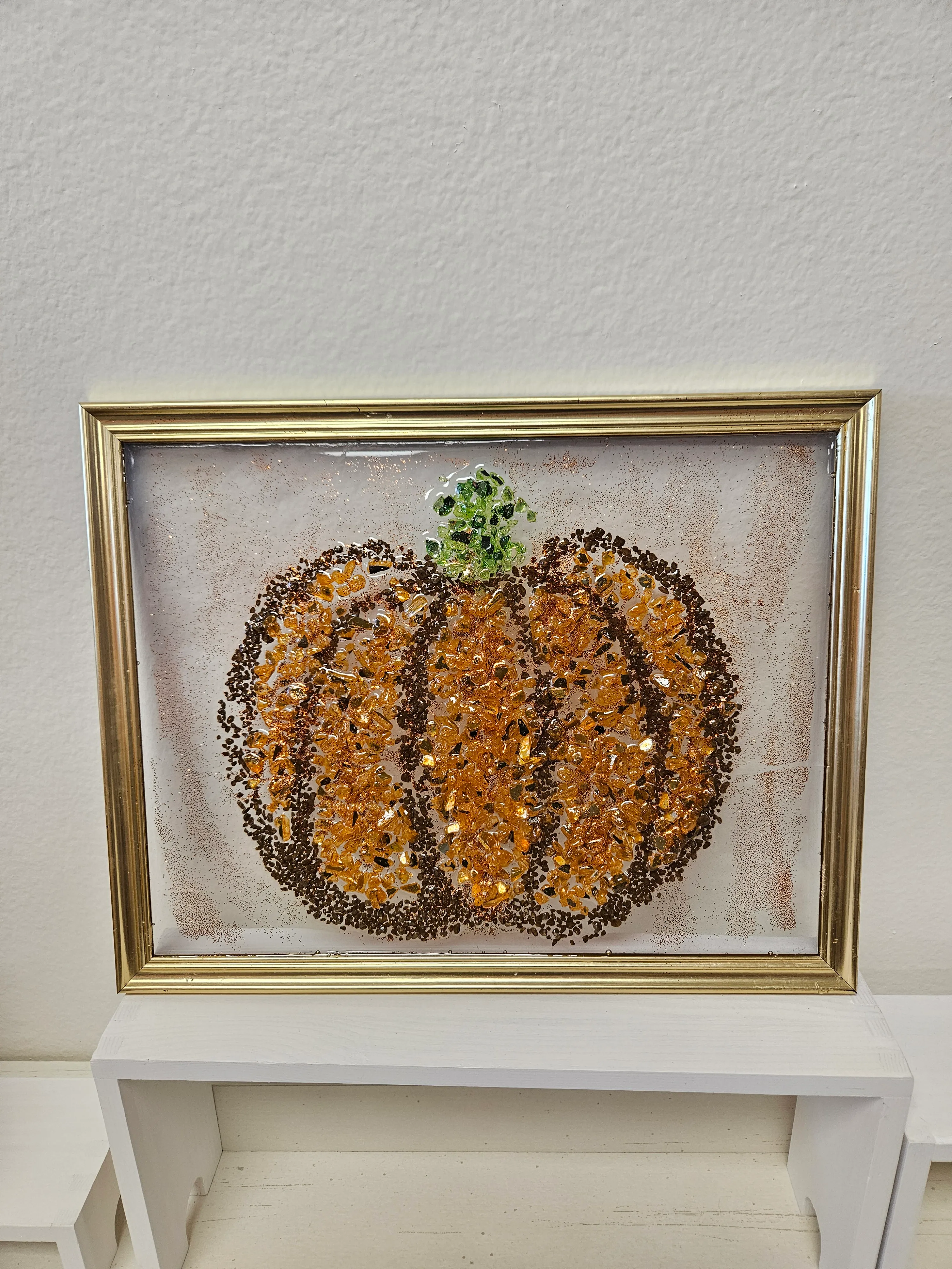 🍂🎃 Fall or Halloween Resin Art Frame Workshop