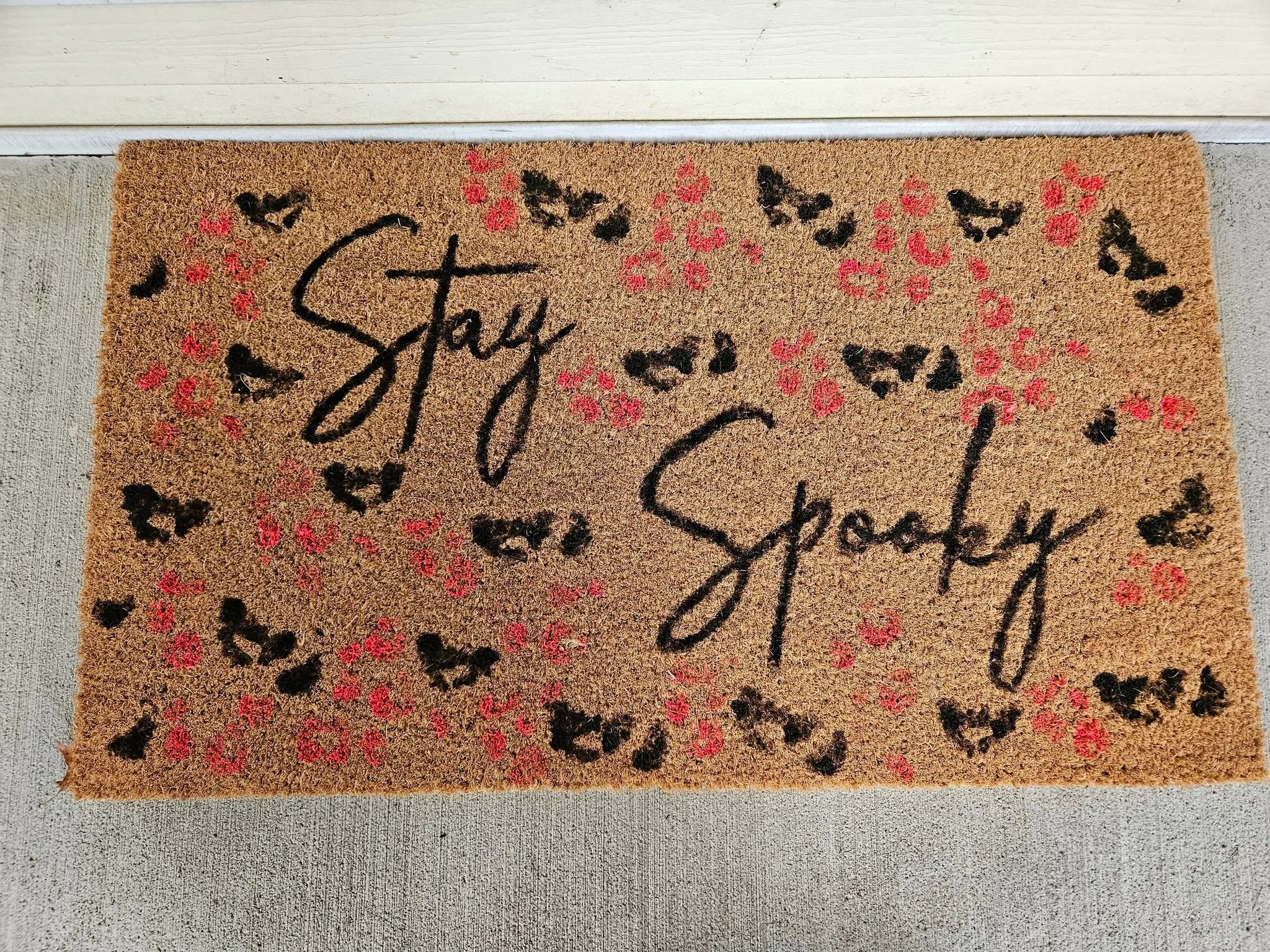 🍂🎃 Fall or Halloween Door Mat Painting