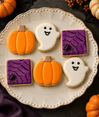 🎃 Halloween Cookie Decorating Class artificial dye-free and seed oil-free! 👻
