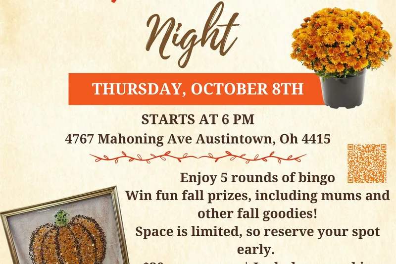 ππ Mums, Crafts & Bingo Night! ππ