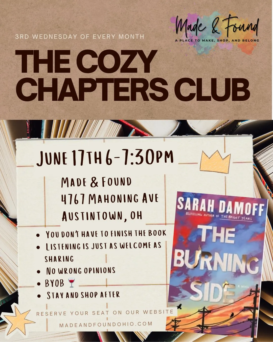 π The Cozy Chapters Club π (Book Club)