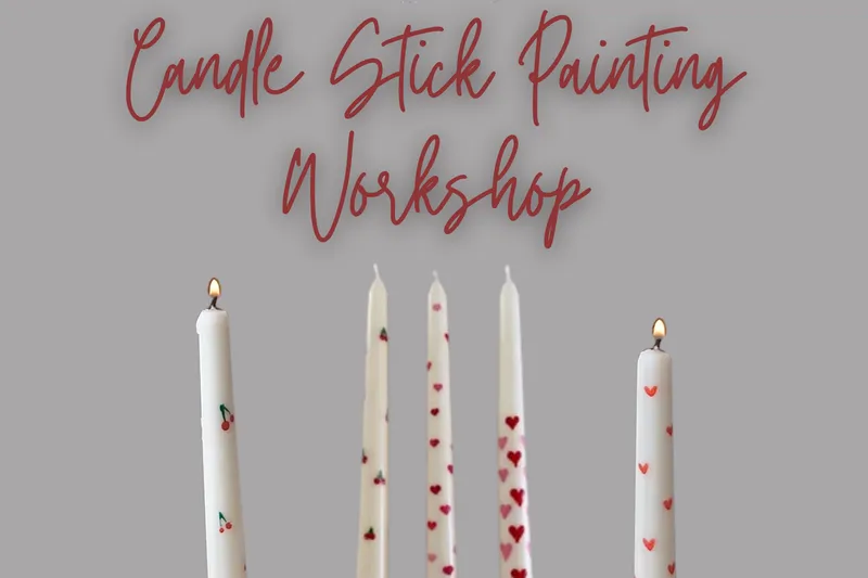 🕯️ Candlestick Painting Workshop