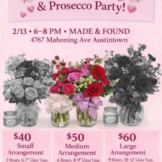 🌸 Petals, Pampering & Prosecco Party 🌸 Medium Arrangement